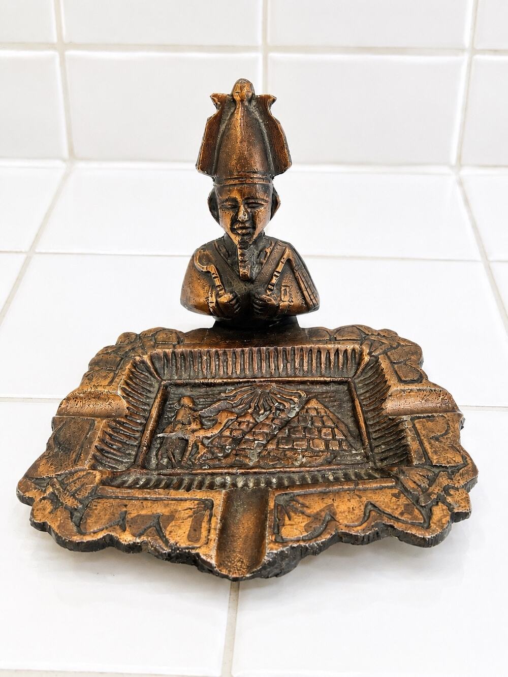 1950's Egyptian Revival Pharaoh Ashtray